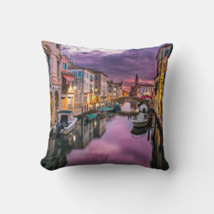 Italien Venice Canal Dekorativ kudde
