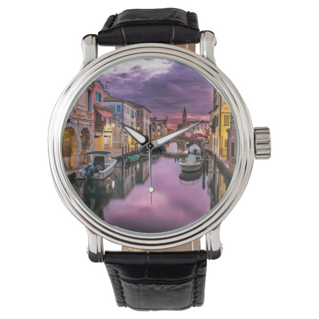 Italien Venice Canal eWatch Watch Armbandsur (Framsida)