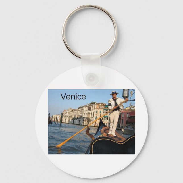 Italien Venice gondola (St.K) Nyckelring (Framsida)