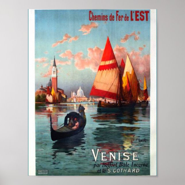 Italien Venice, vacker Poster (Framsidan)