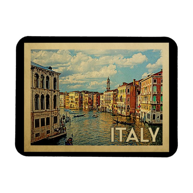 Italien Venice Vintage resor Magnet (Horisontell)