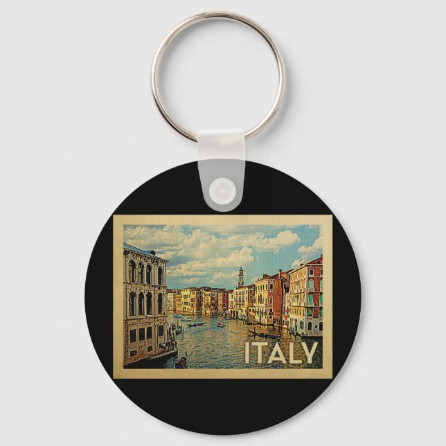 Italien Venice Vintage resor Nyckelring (Framsida)
