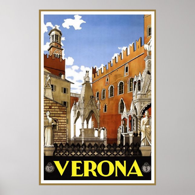 Italien Verona Poster (Framsidan)