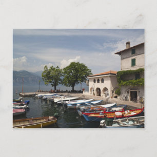 Italien, Verona provins, Malcesine. Gammal Cassone Vykort