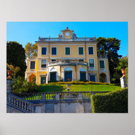 Italien Villa Margherita Ricordi Grianti Sjö Como Poster