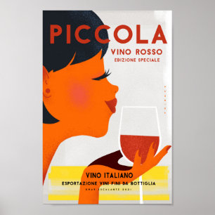Italien vin vintage affisch