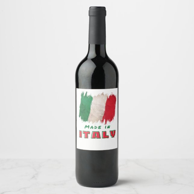 Italien Vinflaska Etikett (Framsida)