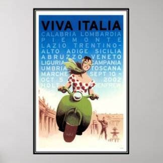 ITALIEN VINTAGE RESOR - POSTER
