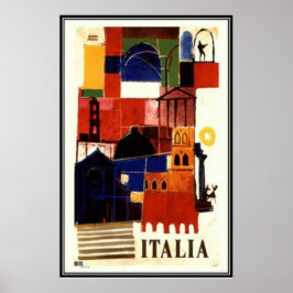 ITALIEN VINTAGE RESOR - POSTER