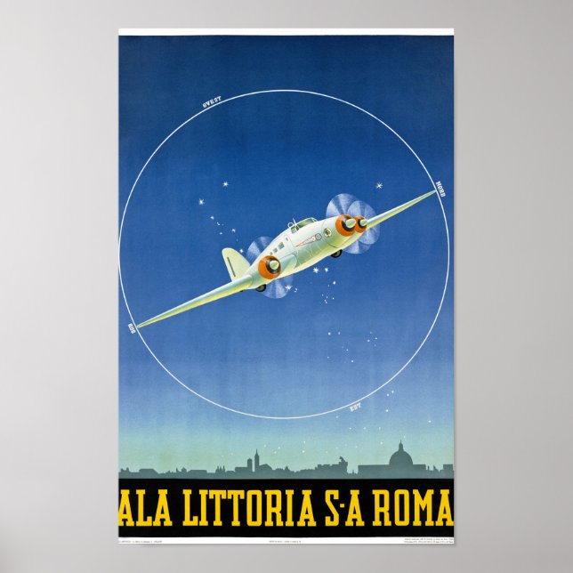Italien Vintage resor Poster återställd (Framsidan)