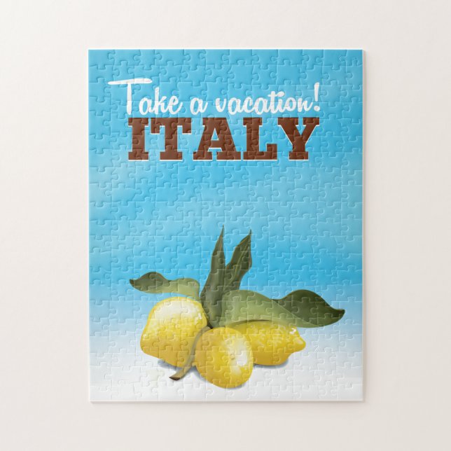 Italien vintage resor poster pussel (Vertikal)