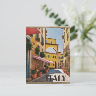 Italien vintage resor poster vykort
