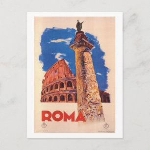 Italien vintage resor, Rom - Vykort