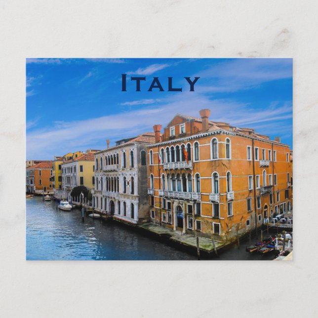 Italien Vintage Resor Turism Annons Vykort (Framsida)