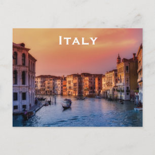 Italien Vintage Resor Turism Lägg till Vykort