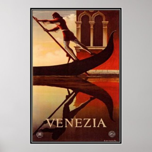 Italien vintage resor, Venedig - Poster (Framsidan)