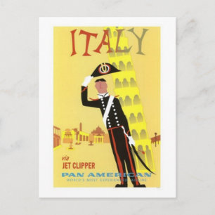 ITALIEN VINTAGE RESOR - VYKORT