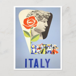 Italien vintage resor vykort