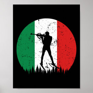 Italien Vm Winter Sport Land Ital Ital Poster