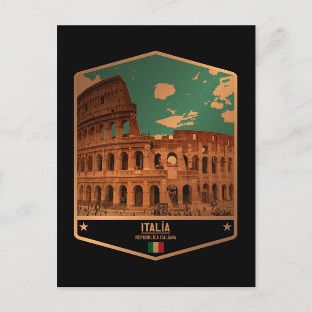 Italien Vykort (Framsida)