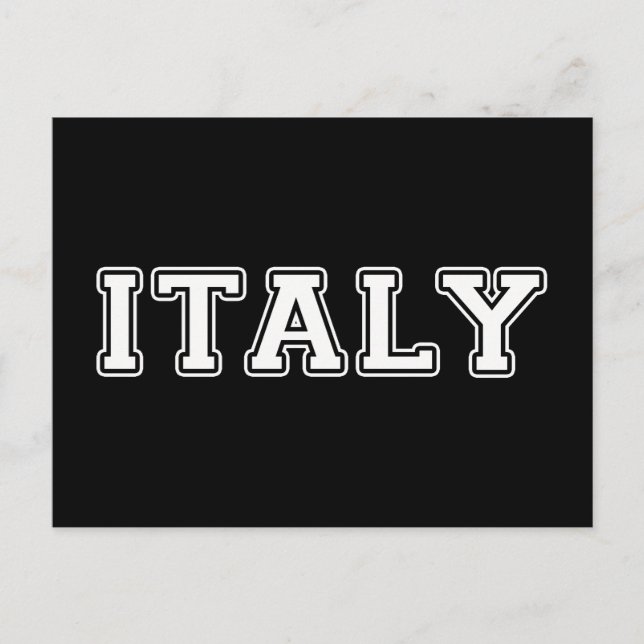 Italien Vykort (Framsida)