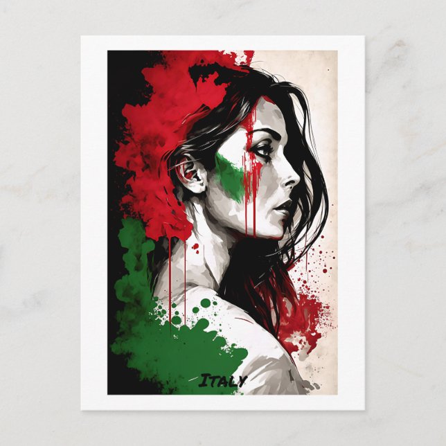 Italien vykort - World of Women Collection (Framsida)