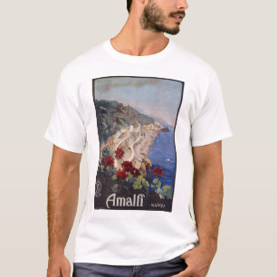 Italienare för Amalfi Napoli italienvintage reser Tee Shirt