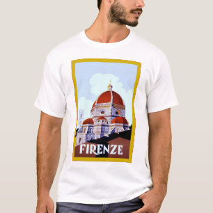 Italienare för Firenze ~-vintage reser T Shirt