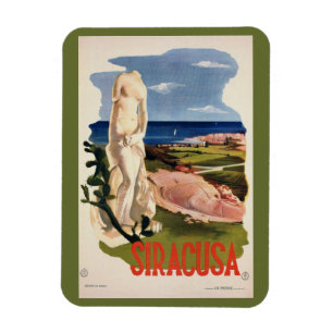 Italienare för Siracusa Syracuse italienvintage Magnet