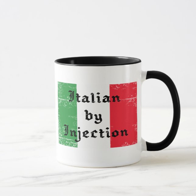 Italienare genom Injektion Rolig Kaffemug Mugg (Höger)