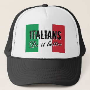 Italienare gör det den bättre keps