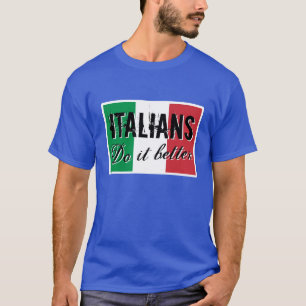 Italienare gör det den bättre t-skjortan tröja