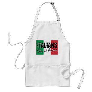 Italienare gör det det bättre matlagningförklä förkläde