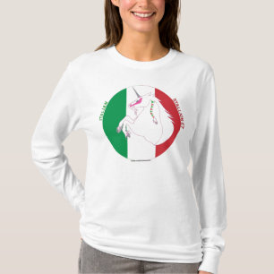 Italienare Hingst-et Unicorn Nano Hanes Tee