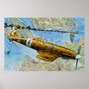 ITALIENARE MACCHI 202 POSTER