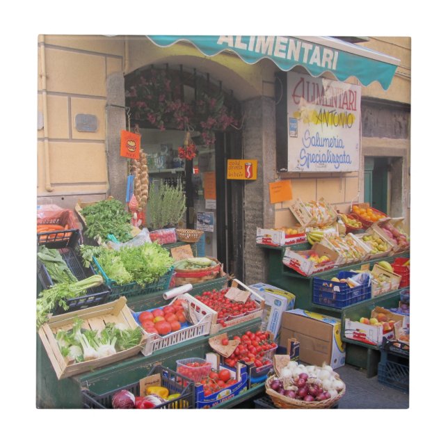 Italienare marknadsför kakelplatta (Framsidan)