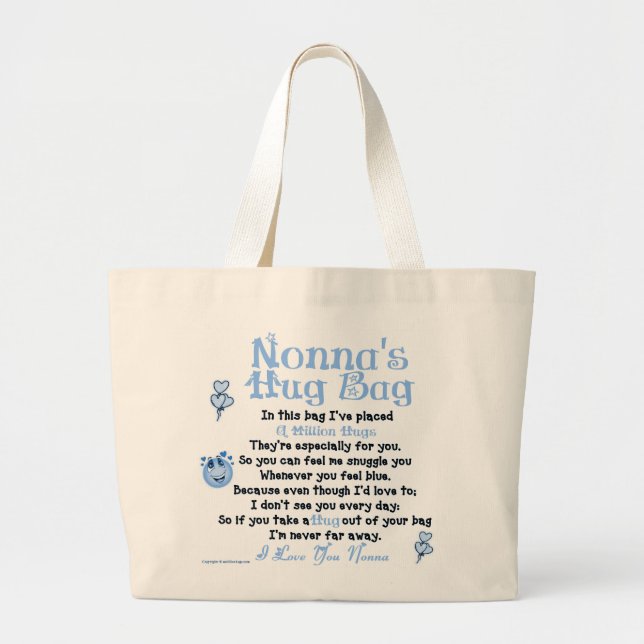 Italienare - Nonna - singelVerse Jumbo Tygkasse (Framsidan)