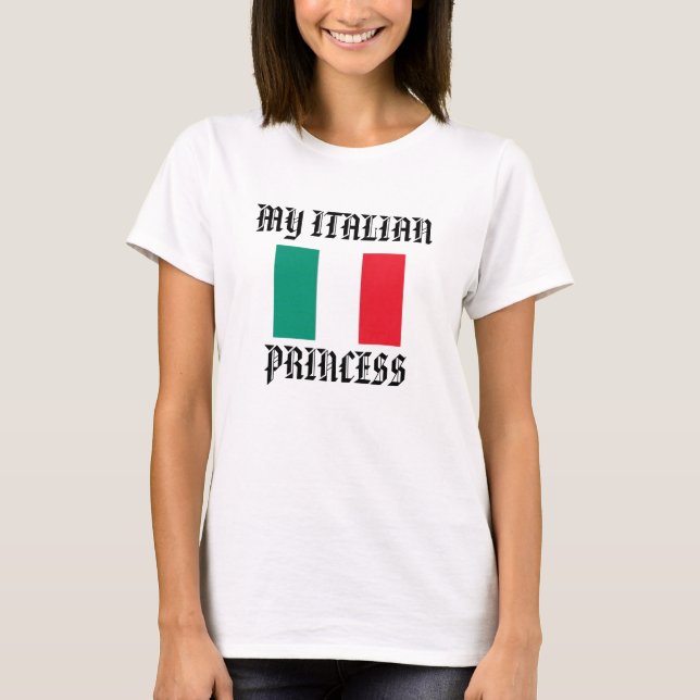 ITALIENARE PRINCESS TEE (Framsida)