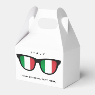 Italienare skuggar beställnings- text, & presentaskar