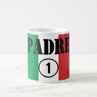Italienare - talande fäder & pappor: Padre Numero Kaffemugg