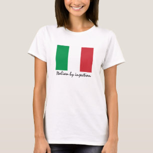 Italienare vid den roliga injektionen tee shirt