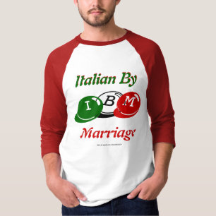 Italienare vid giftermål t-shirt