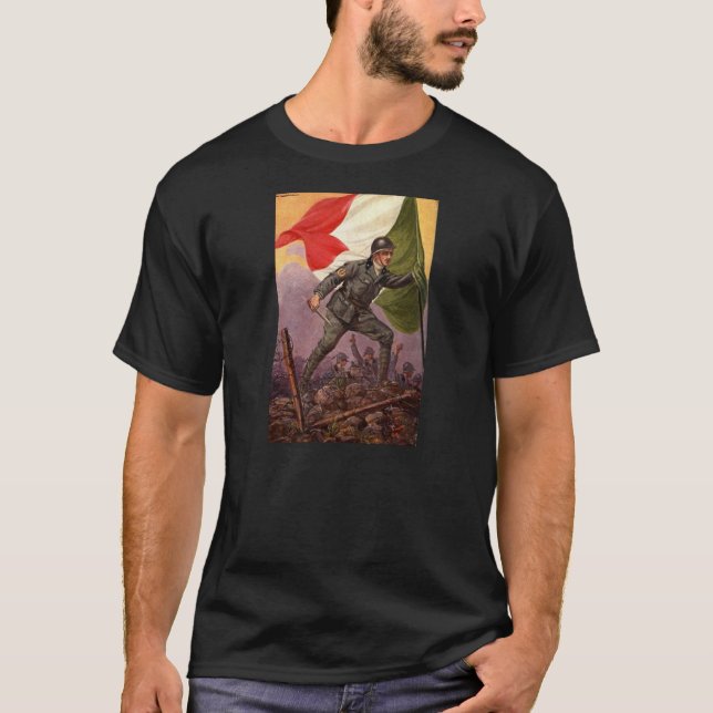 Italienarearmén i WW1 Tee Shirt (Framsida)