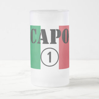 Italienarechefer: CapoNumero Uno Frostat Ölglas