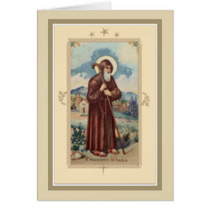 ItalienareSt. Francesco Di Paola Religiösa Hälsningskort