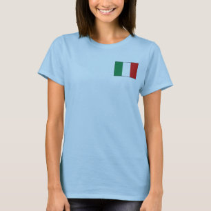 Italienflagg + Kart T-Shirt