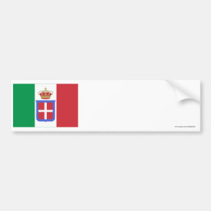 Italienflagga (1861-1946) bildekal