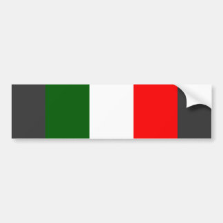Italienflagga Bildekal