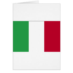 ITALIENFLAGGA HÄLSNINGSKORT