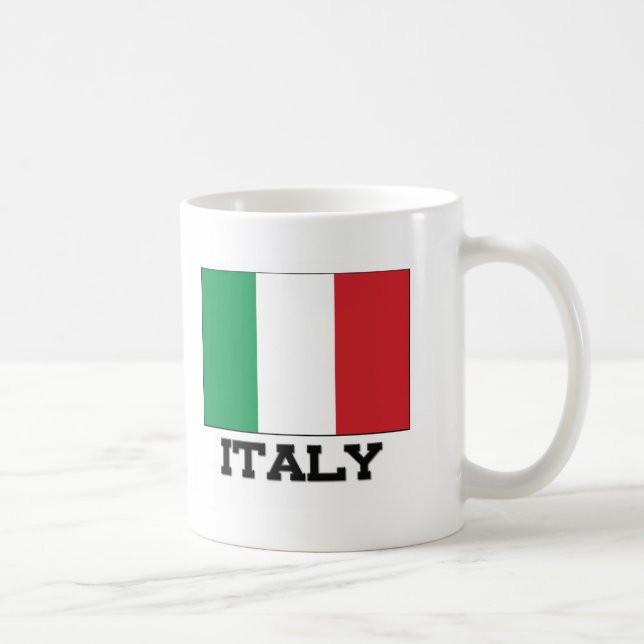 Italienflagga Kaffemugg (Höger)